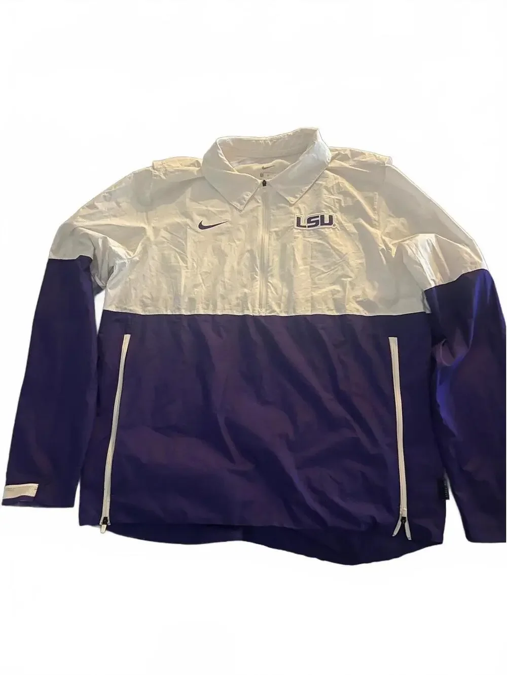 Nike LSU Tigers  Windbreaker Pullover Jacket Tech Fleece